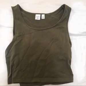 Olive Green Tank Top